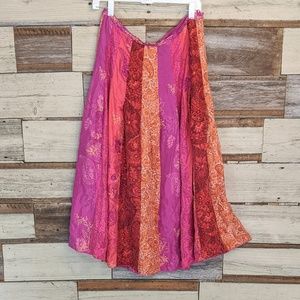 Banana Republic Skirts - Banana Republic Silk Patchwork Boho Hippie Skirt Banana Republic Skirts - Banana Republic Silk Patchwork Boho Hippie Skirt